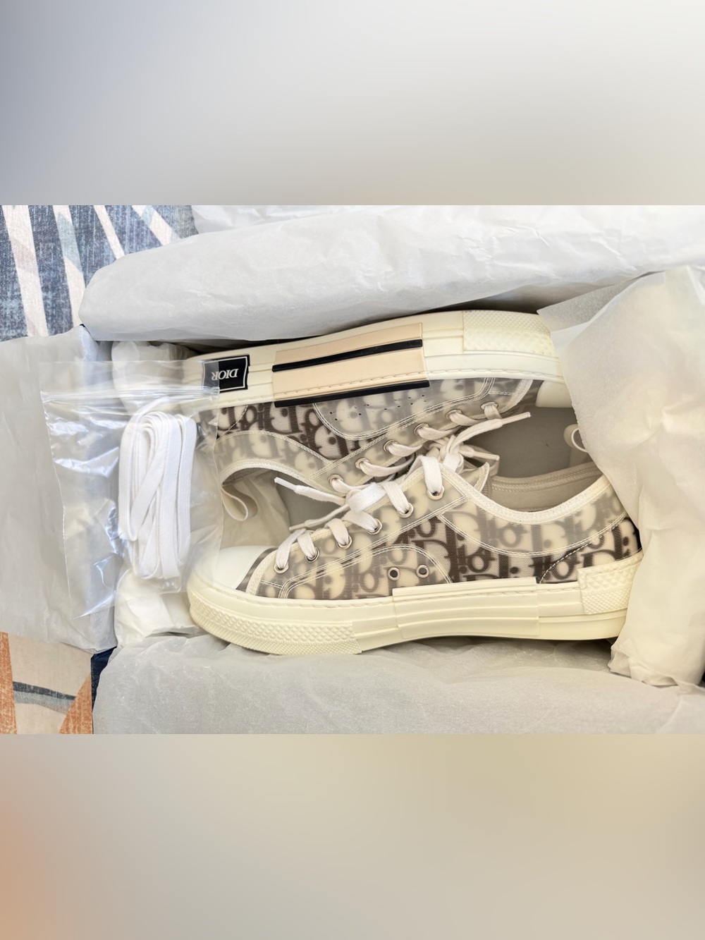 Dior B23 Low Top Sneakers in size 42 - Picture 2 of 6